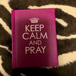 Pink 'Keep Calm and Pray' Journal
